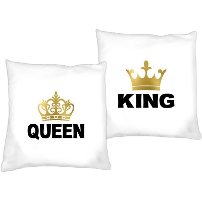 Poduszki dla par zakochanych King Queen 4